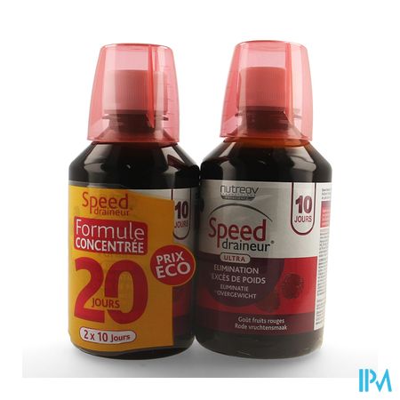 Speed Draineur Ultra Arome Fruits Rouges Fl2x280ml