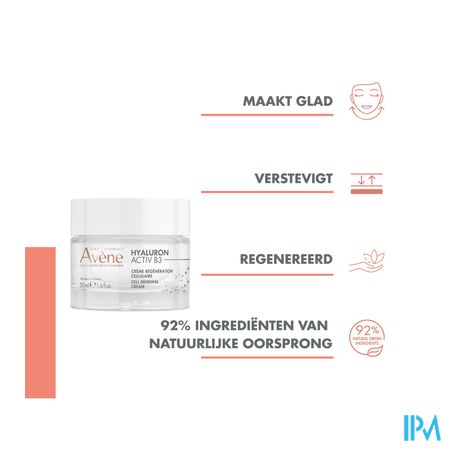 Avene Hyaluron Activ B3 Celvernieuwende Cr 50ml 21