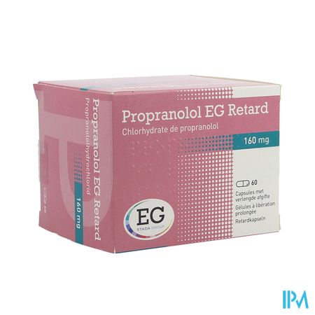 Propranolol Retard EG Caps  60X160Mg