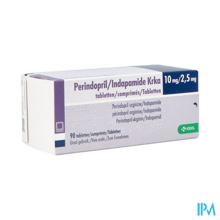 Perindopril/indapamide Krka 10mg/2,50mg Tabl 90