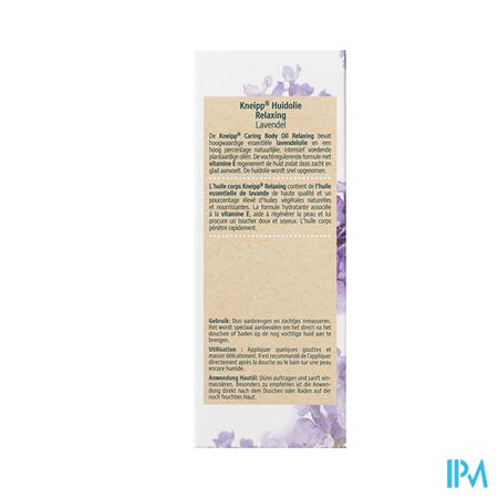 Kneipp Huidolie Pure Ontspanning Lavendel 100ml 1