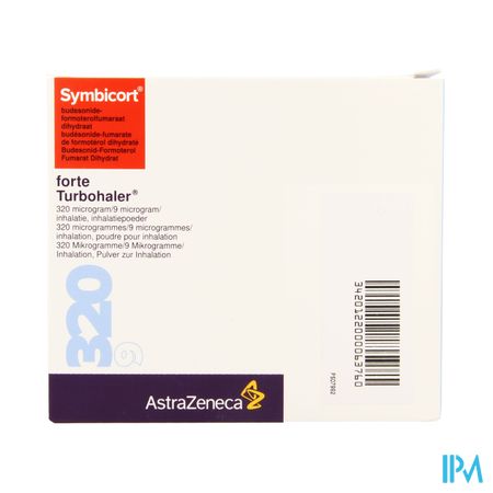 Symbicort Forte Turbohaler 320/9,0 Mcg Doses 3x60