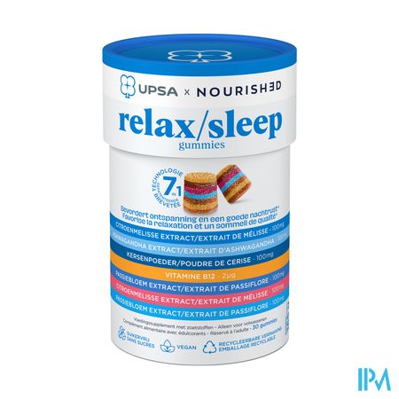 Upsa Nourished Relax/sleep Gummies 30