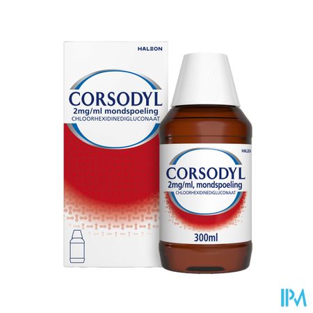 Corsodyl 2mg/ml Mondspoeling Oplossing 300ml