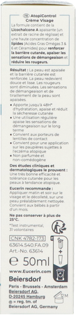 Eucerin Atopicontrol Gezichtscreme 50ml Nf 5