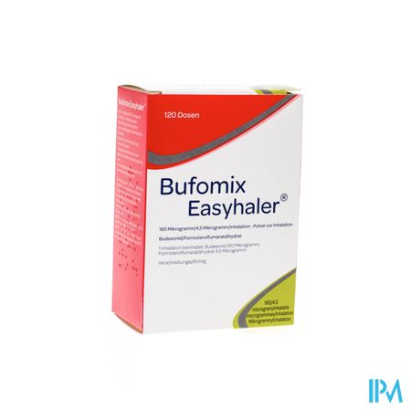 Bufomix 160mcg 4,5mcg Easyhaler Inhal Pdr Dos 120 1