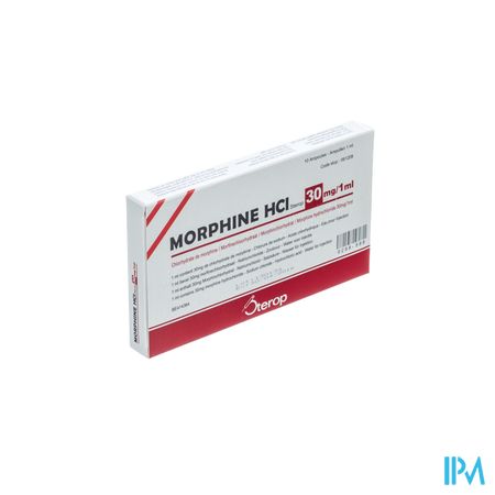 Morphine Hcl Amp 10 X 30mg/1ml