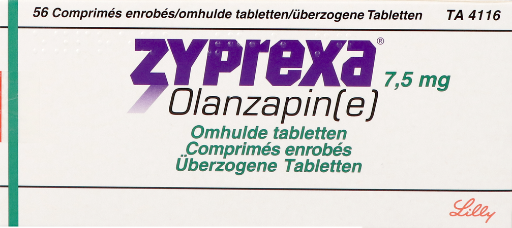 Zyprexa Comp Enrobe - Omhulde Comp 56 X 7,5mg 2