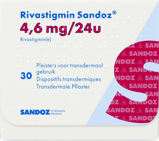 Rivastigmin Sandoz 4,6mg/24h Disp.transderm. 30 1