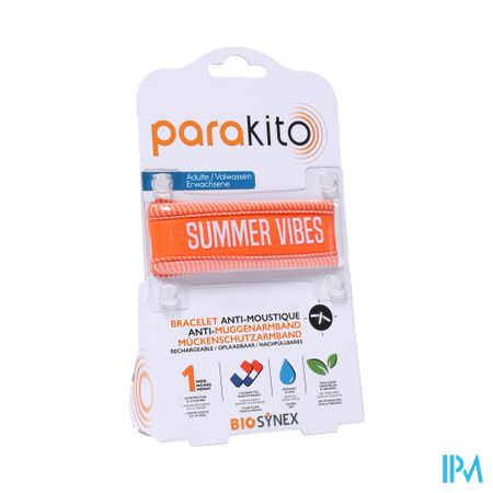 Para'kito Bracelet Adulte Good Vibes Orange 1