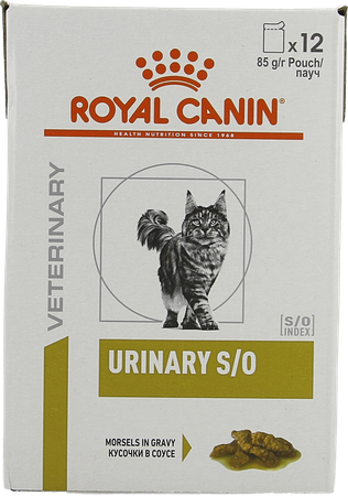 Royal Canin Cat Urinary S/o Morsel Gravy Wet12x85g 1