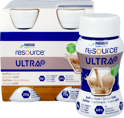 Resource Ultra+ Koffiesmaak 4x125ml Nf 5