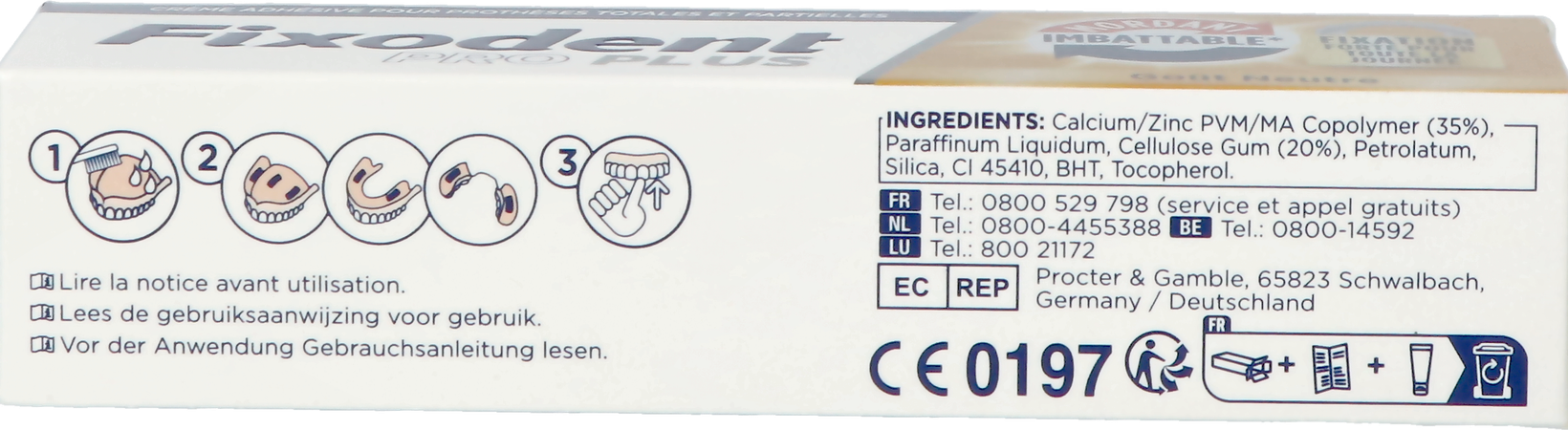 Fixodent Proplus Unbeatable Bite Tube 40g 5