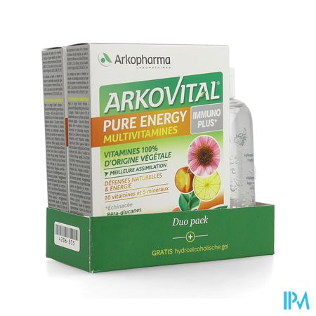 Arkovital Pure Energy Immun.duo Comp60+gel H.100ml