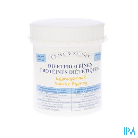 Crave & Satisfy Dieetproteinen Eggnog Pot 200g