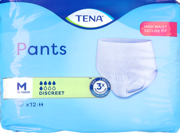 Tena Pants Discreet Medium 75-100cm 12 792300 4