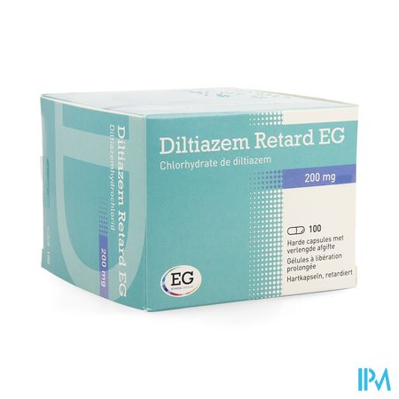 Diltiazem Retard EG 200Mg Caps 100X200Mg