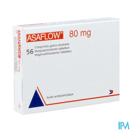 Asaflow 80mg Maagsapres Comp Bli 56x 80mg