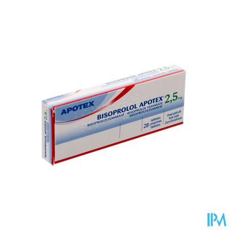 Bisoprolol Apotex 2,5mg Tabl 28