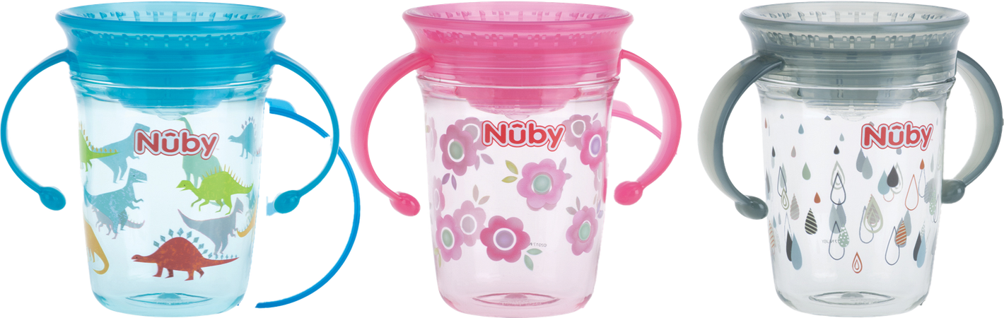 Nuby Gobelet Magique 360° En Tritan 240ml 6m+ 1