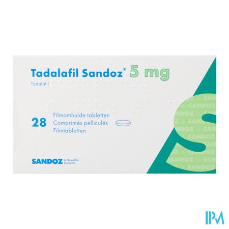 Tadalafil Sandoz 5,0mg Filmomh Tabl 28 X 5,0mg 4