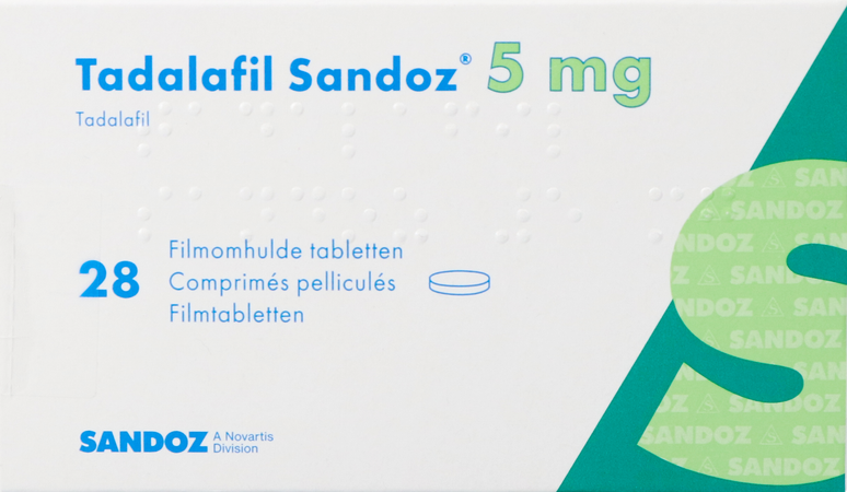 Tadalafil Sandoz 5,0mg Filmomh Tabl 28 X 5,0mg 5
