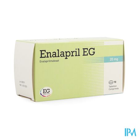 Enalapril EG           Tabl 98X20Mg