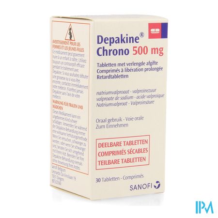 Depakine Chrono 500 Verlenge Afgifte Comp 30 Fl