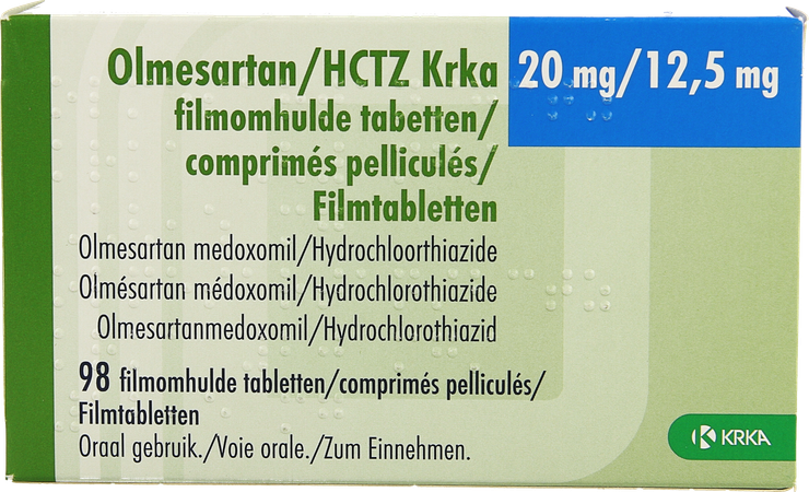 Olmesartan Hctz Krka 20/12,5mg Filmomh Tabl 98 1