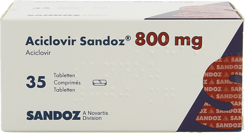 Aciclovir Sandoz Comp 35x800mg 1
