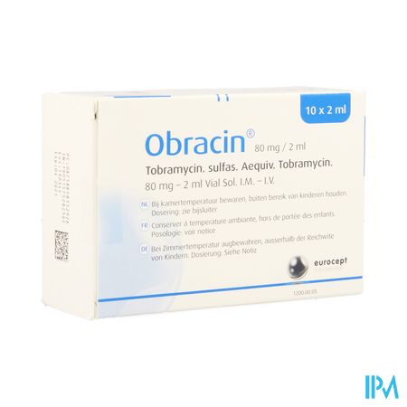 Obracin 80mg/2ml Opl Inj Vial 10