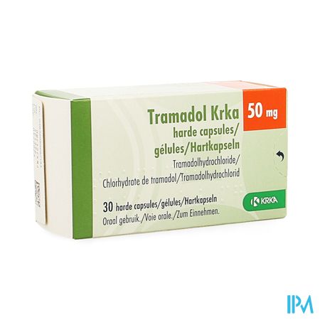 Tramadol Krka 50mg Harde Caps Blister 30 Ud