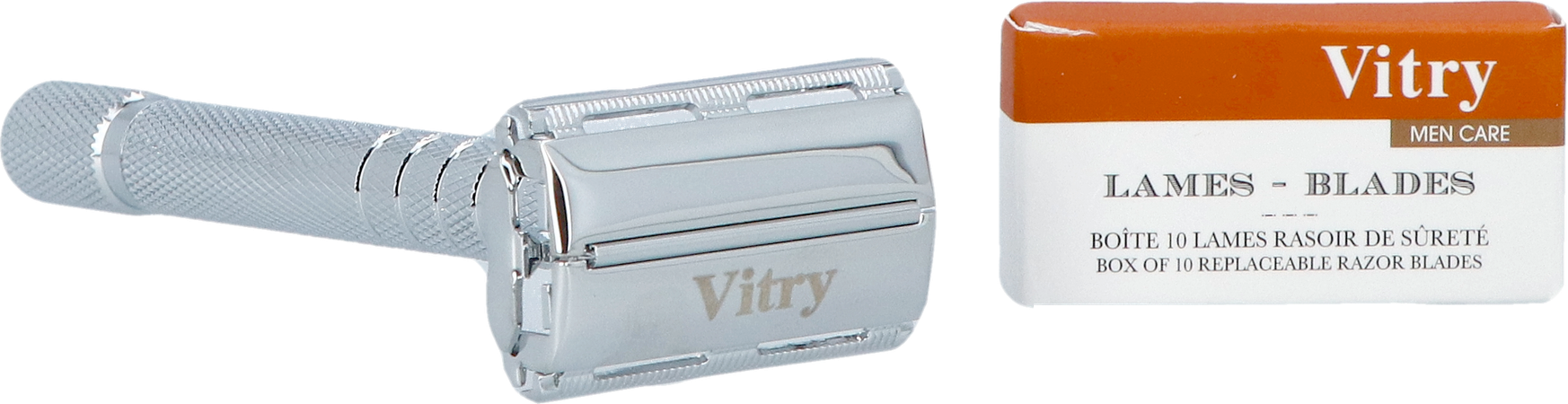 Vitry Scheermes Double Edge + 10 Mesjes 1