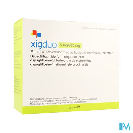 Xigduo 5mg/ 850mg Filmomh Tabl 196