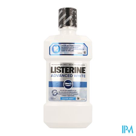 Listerine Advanced White Eau Buccale 500ml 3