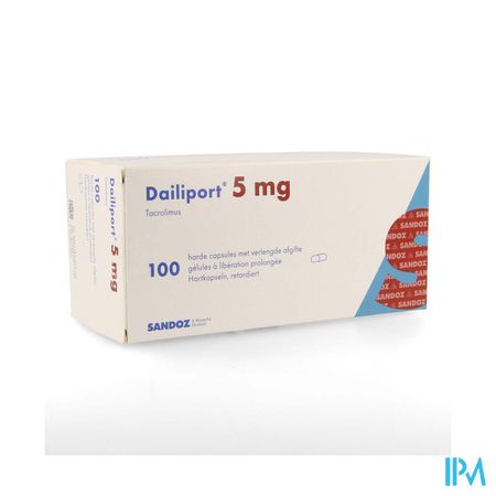 Dailiport 5,0mg Verlengde Afgifte Caps 100