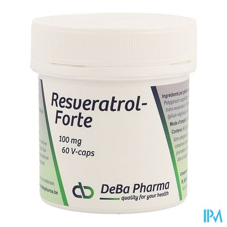 Resveratrol Forte Caps 60x100mg Deba 2