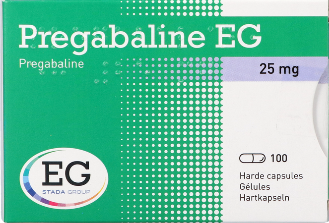 Pregabaline EG  25Mg Caps Dur   Blist. 100 X  25Mg 1