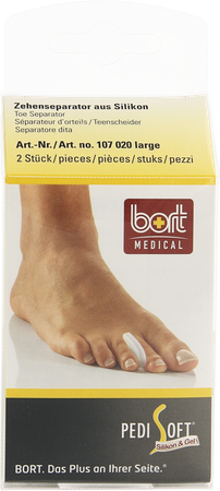 Bort Pedisoft Separateur Orteil Silicone Large 2 2