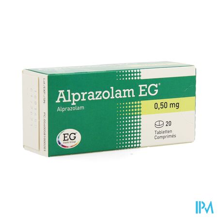 Alprazolam EG      Comp 20 X 0,50Mg