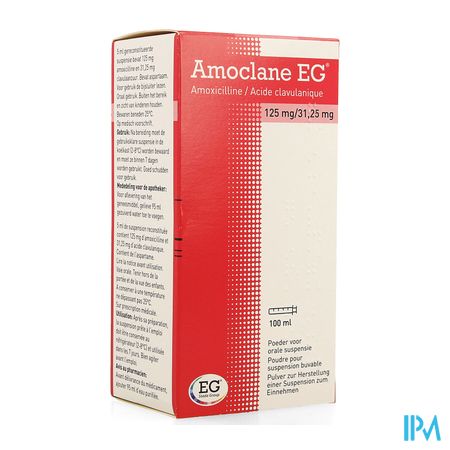 Amoclane EG 125Mg/31,25Mg/5Ml Drinkb.Susp  100Ml