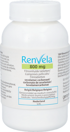 Renvela 800mg Filmomh Tabl 180 X 800mg 2