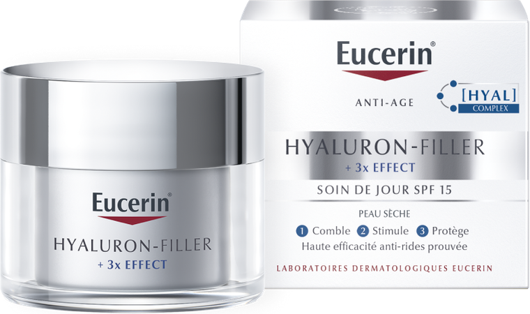Eucerin Hyaluron-filler X3 Soin Jour Ip15 Ps 50ml