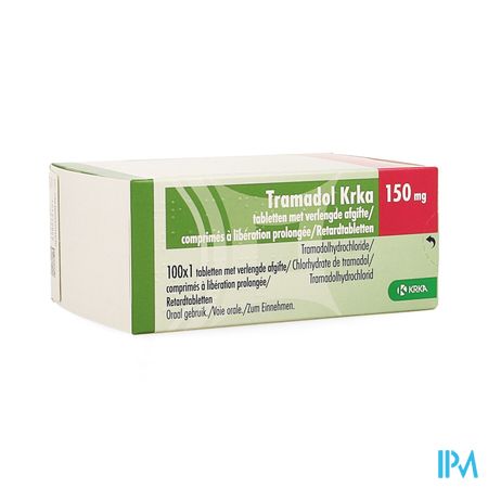 Tramadol Krka 150mg Verl.afgifte Comp 100 X 150mg