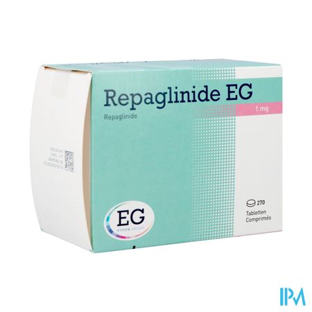 Repaglinide EG 1,0Mg Tabl 270