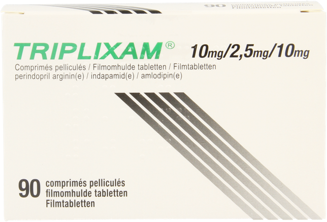 Triplixam 10mg/2,50mg/10mg Impex. Comp Pell 90 Pip 1