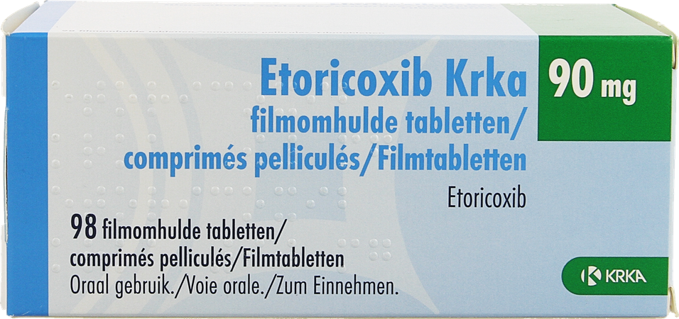 Etoricoxib Krka 90mg Comp Pell 98 X 90mg 1
