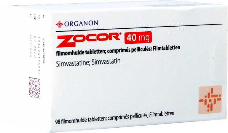 Zocor Tabl 98 X 40mg 2