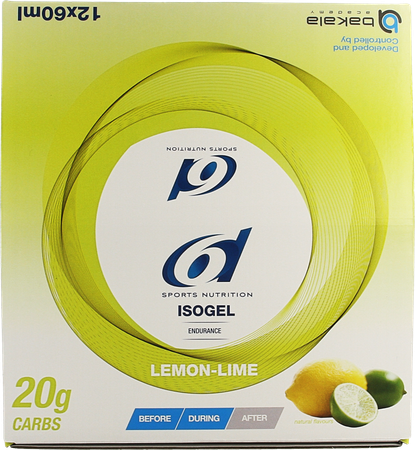 6d Sixd Isogel Lemon/lime 12x60g 1