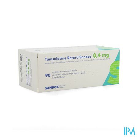 Tamsulosine Retard Sandoz 0,4mg Filmomh Tabl 90